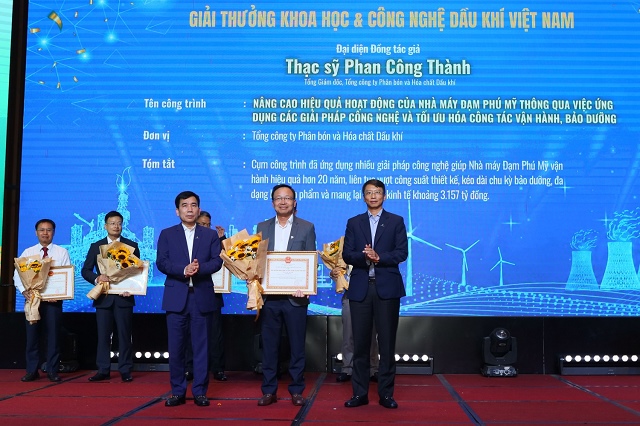 DPM “thắng giải” Khoa học và Công nghệ Dầu khí Việt Nam với giá trị làm lợi 3,157 tỷ đồng