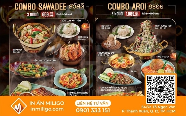 In Miligo - Xưởng in menu giá rẻ, lấy nhanh, thiết kế theo yêu cầu