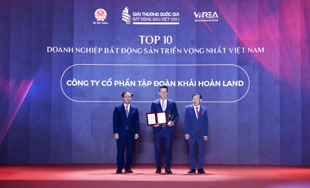 Khải Hoàn Land tiếp tục khẳng định vị thế bằng giải thưởng quốc gia uy tín