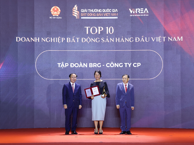 Tập đoàn BRG và Công ty Thành phố Thông minh Bắc Hà Nội nhận giải thưởng lớn