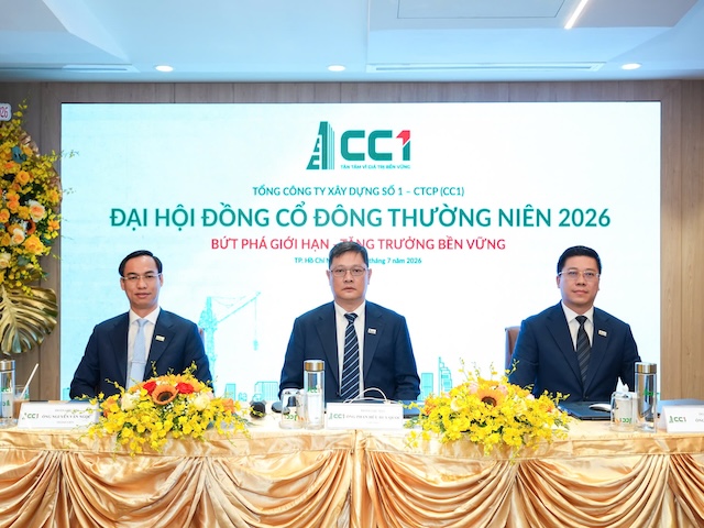 ĐHĐCĐ CC1: Chủ tịch tự tin với mục tiêu doanh thu 1 tỷ USD, cựu sếp TTC Land và Novaland vào HĐQT