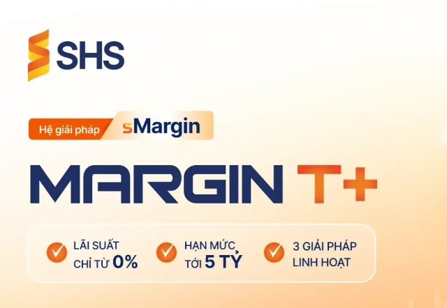 Tối ưu hóa chi phí vốn với Margin T+: Lãi suất chỉ từ 0% trong thị trường biến động