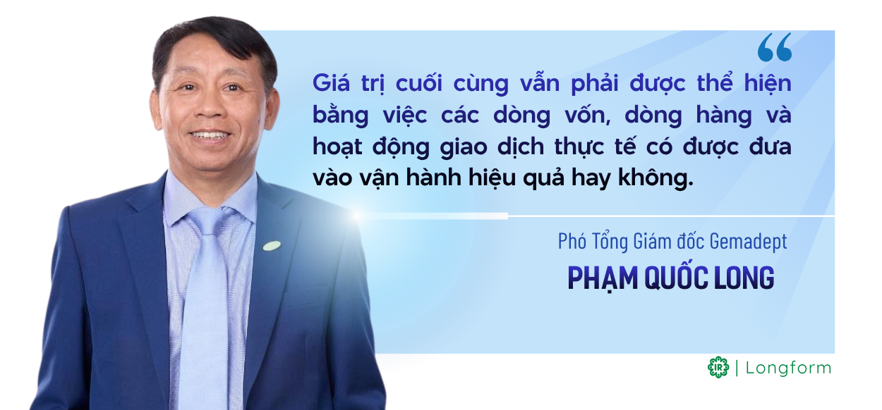 Giá trị cuối cùng phải được thể hiện bằng việc vận hành hiệu quả