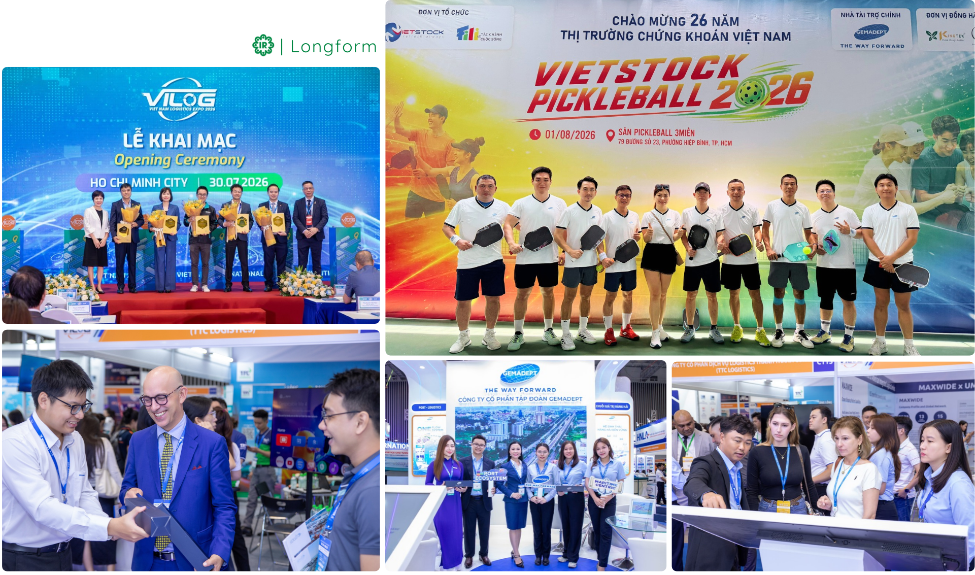Gemadept tham gia các hoạt động kết nối cộng đồng doanh nghiệp và nhà đầu tư