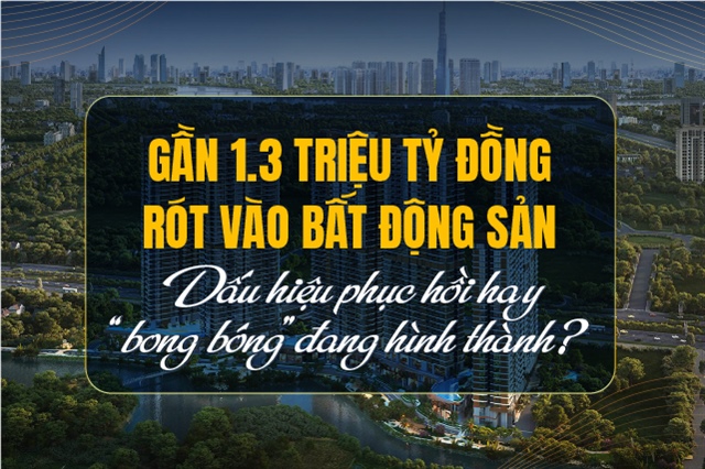 Gần 1.3 triệu tỷ đồng rót vào bất động sản: Dấu hiệu phục hồi hay "bong bóng" đang hình thành?