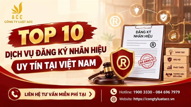 Top 10 dịch vụ đăng ký nhãn hiệu uy tín tại Việt Nam