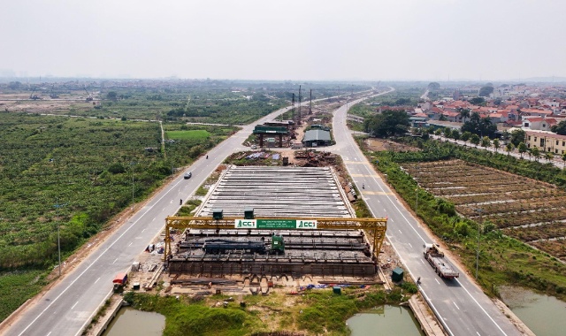 CC1 thi công dự án Vành đai 4 - Vùng Thủ đô